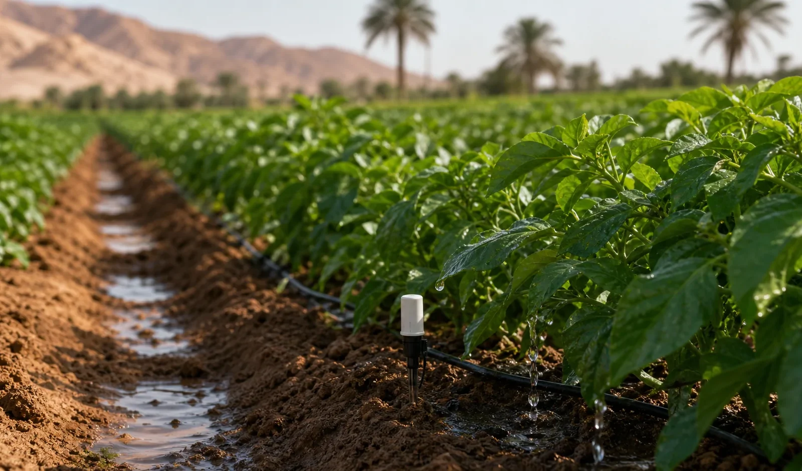 Smart Irrigation — illustrative editorial visual