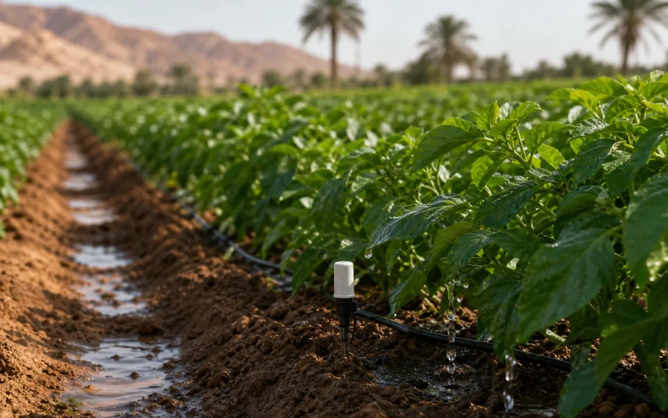 Smart Irrigation — illustrative editorial visual