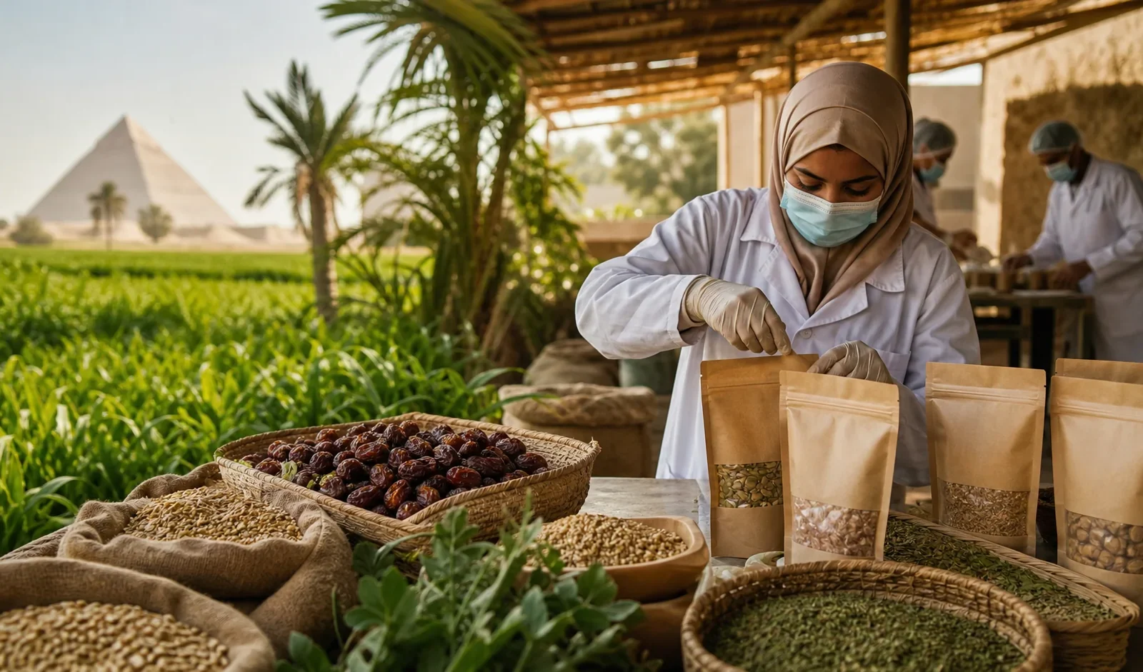 Healthy Food Manufacturing — illustrative editorial visual