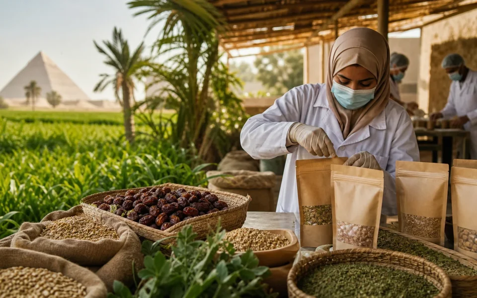 Healthy Food Manufacturing — illustrative editorial visual