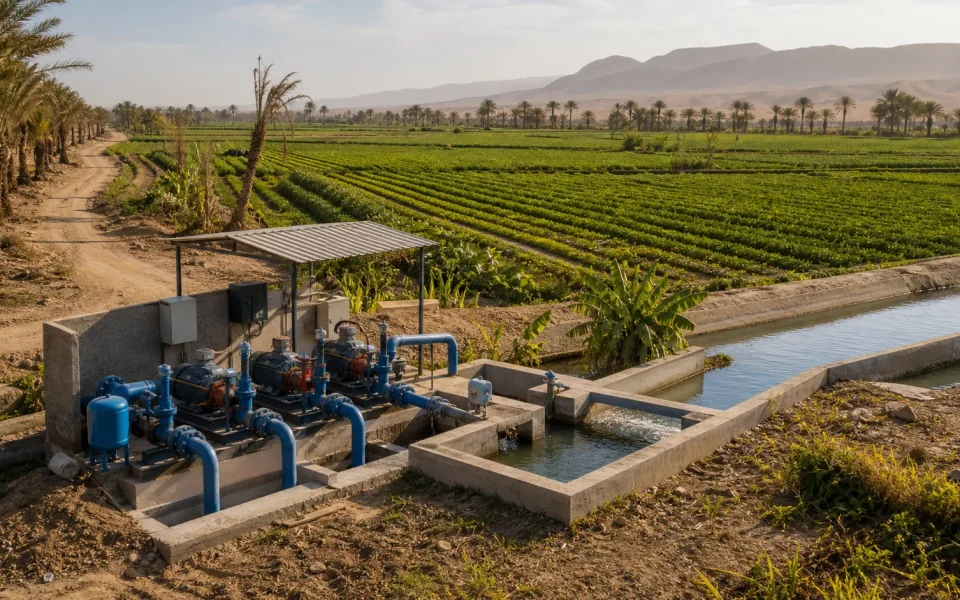 Irrigation Networks — illustrative editorial visual