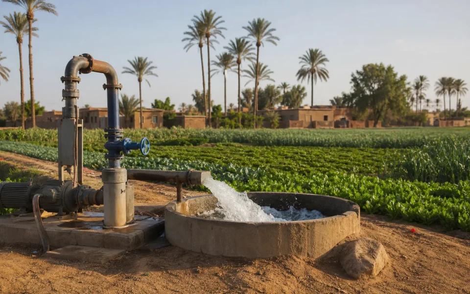 Water Wells — illustrative editorial visual
