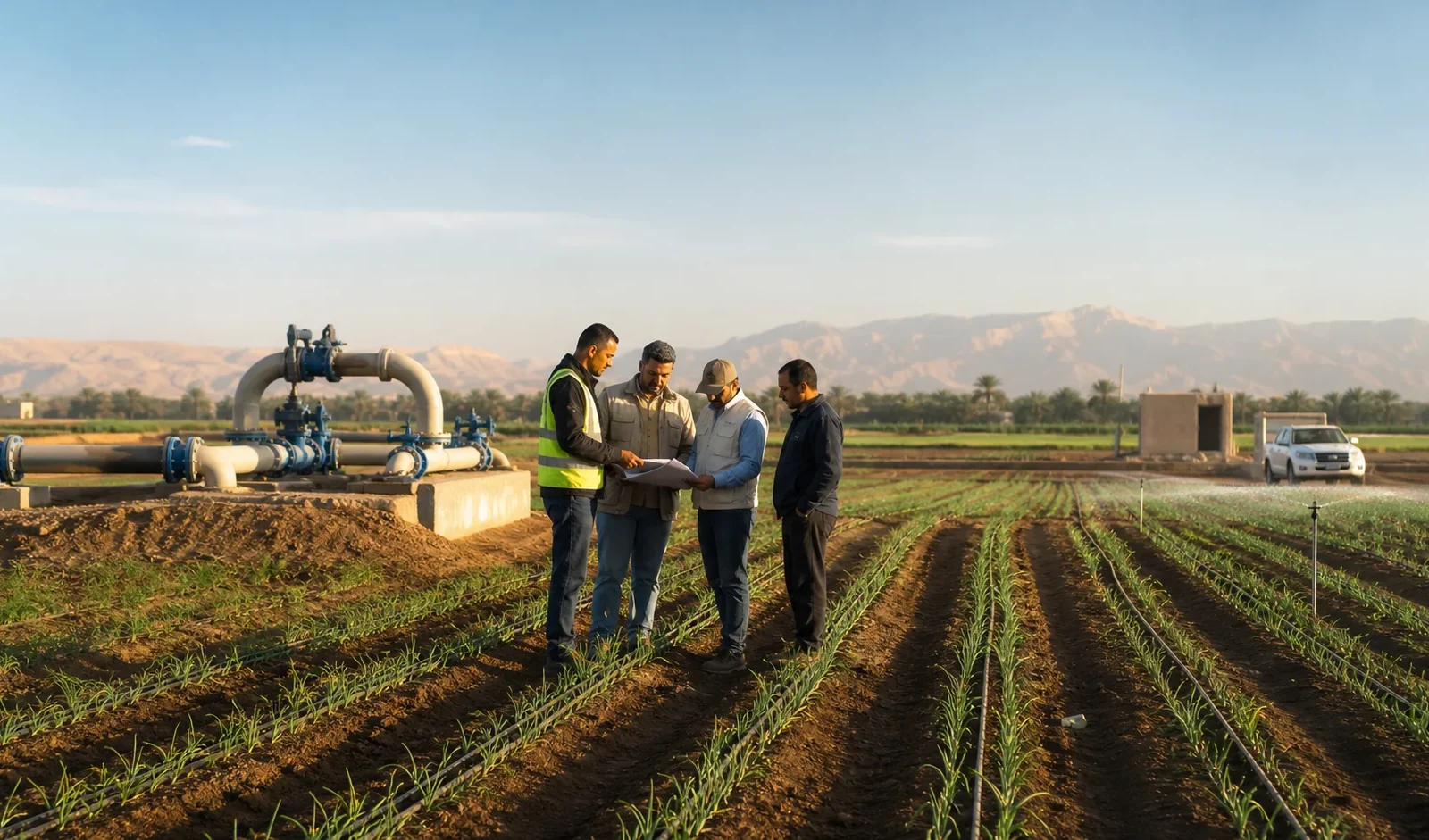 Agricultural Project Development — illustrative editorial visual